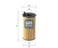 UFI Olejov filtr ‐ UFI 25.167.00