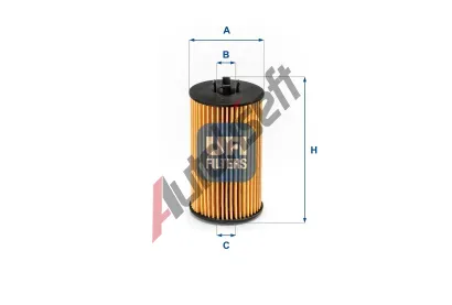 UFI Olejov filtr UFI 25.225.00, 25.225.00