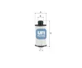 Olejov filtr UFI ‐ UFI 25.231.00