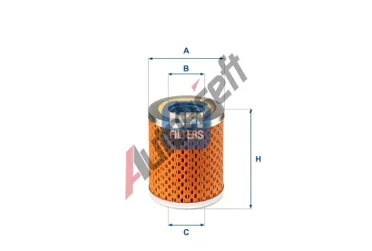 UFI Olejový filtr UFI 25.413.00, 25.413.00 UFI Olejový filtr UFI 25.413.00, 25.413.00