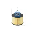 Palivov filtr UFI ‐ UFI 26.022.00