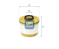 Palivov filtr UFI ‐ UFI 26.045.00