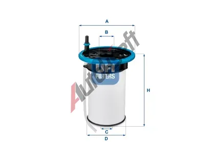 UFI Palivov filtr UFI 26.052.00, 26.052.00