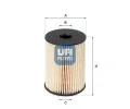 Palivov filtr UFI ‐ UFI 26.054.00