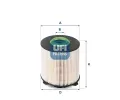 Palivový filtr UFI ‐ UFI 26.058.00 Palivový filtr UFI ‐ UFI 26.058.00