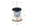 Palivov� filtr&nbsp;UFI&nbsp;&dash;&nbsp;UFI 26.073.00