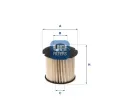 Palivov filtr UFI ‐ UFI 26.104.00