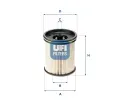 UFI Palivov filtr ‐ UFI 26.122.00