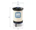 UFI Palivov filtr ‐ UFI 26.130.00
