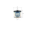 Palivov filtr UFI ‐ UFI 26.195.00
