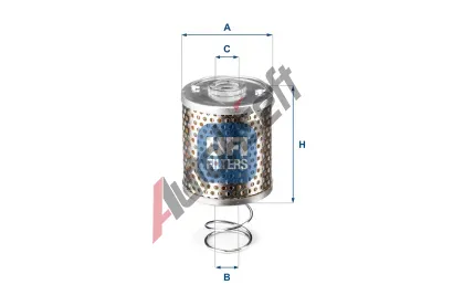UFI Palivový filtr UFI 26.617.00, 26.617.00 UFI Palivový filtr UFI 26.617.00, 26.617.00