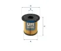 Palivov filtr UFI ‐ UFI 26.690.00