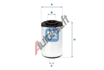 UFI Palivov filtr UFI 26.H2O.03, 26.H2O.03