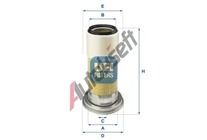 UFI Vzduchov� filtr UFI 27.078.00, 27.078.00