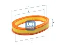 Vzduchov filtr UFI ‐ UFI 27.177.00