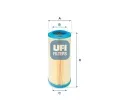 Vzduchov filtr UFI ‐ UFI 27.341.00