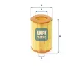 UFI Vzduchov filtr ‐ UFI 27.386.00