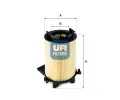 Vzduchov filtr UFI ‐ UFI 27.401.00