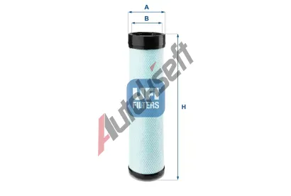 UFI Filtr sekundárního vzduchu UFI 27.407.00, 27.407.00 UFI Filtr sekundárního vzduchu UFI 27.407.00, 27.407.00