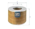 UFI Vzduchov filtr ‐ UFI 27.583.00