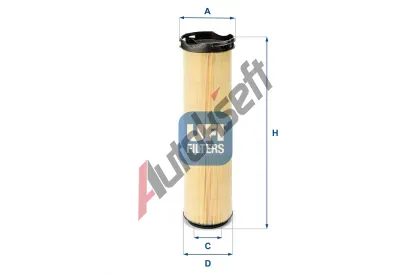 UFI Vzduchov filtr UFI 27.586.00, 27.586.00