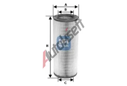 UFI Vzduchov filtr UFI 27.601.00, 27.601.00