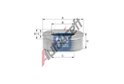 UFI Vzduchov filtr UFI 27.648.00, 27.648.00