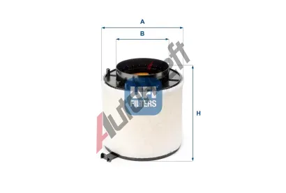 UFI Vzduchov filtr UFI 27.693.00, 27.693.00