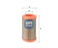 UFI Vzduchov filtr ‐ UFI 27.756.00