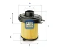 Vzduchov filtr UFI ‐ UFI 27.845.02