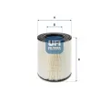 Vzduchov filtr UFI ‐ UFI 27.A72.00