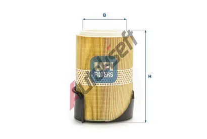 UFI Vzduchov filtr UFI 27.B13.00, 27.B13.00