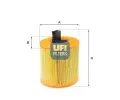 UFI Vzduchov filtr ‐ UFI 27.E61.00