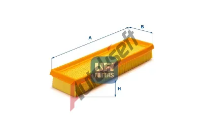 UFI Vzduchový filtr UFI 30.025.00, 30.025.00 UFI Vzduchový filtr UFI 30.025.00, 30.025.00