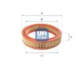 UFI Vzduchov filtr ‐ UFI 30.038.01