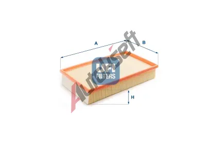 UFI Vzduchov filtr UFI 30.073.00, 30.073.00