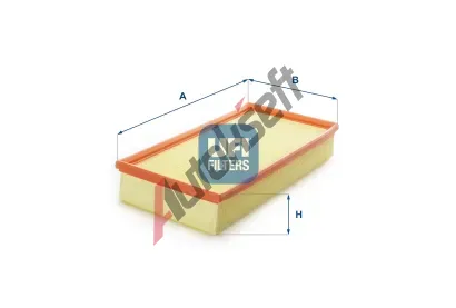 UFI Vzduchov filtr UFI 30.079.00, 30.079.00
