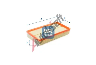 UFI Vzduchov� filtr UFI 30.087.00, 30.087.00