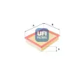 Vzduchov filtr UFI ‐ UFI 30.098.00