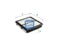 Vzduchov� filtr&nbsp;UFI&nbsp;&dash;&nbsp;UFI 30.104.00