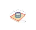 Vzduchov filtr UFI ‐ UFI 30.107.00