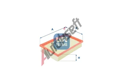 UFI Vzduchov filtr UFI 30.129.00, 30.129.00