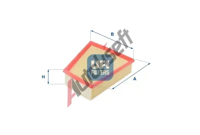 UFI Vzduchov filtr UFI 30.132.00, 30.132.00