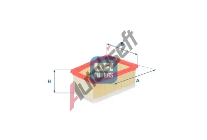 UFI Vzduchov filtr UFI 30.147.00, 30.147.00