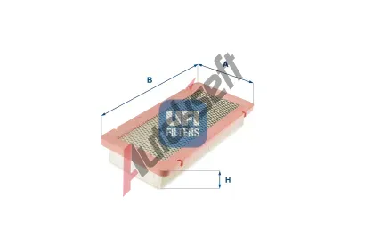 UFI Vzduchový filtr UFI 30.156.00, 30.156.00 UFI Vzduchový filtr UFI 30.156.00, 30.156.00