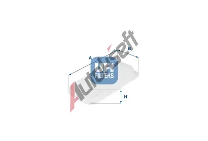 UFI Vzduchov filtr UFI 30.175.00, 30.175.00