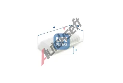 UFI Vzduchov filtr UFI 30.176.00, 30.176.00