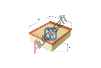 UFI Vzduchov filtr UFI 30.195.00, 30.195.00