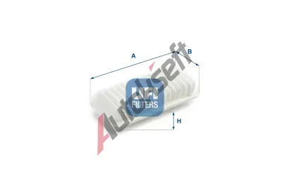 UFI Vzduchov filtr UFI 30.206.00, 30.206.00