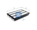 Vzduchov filtr UFI ‐ UFI 30.220.00